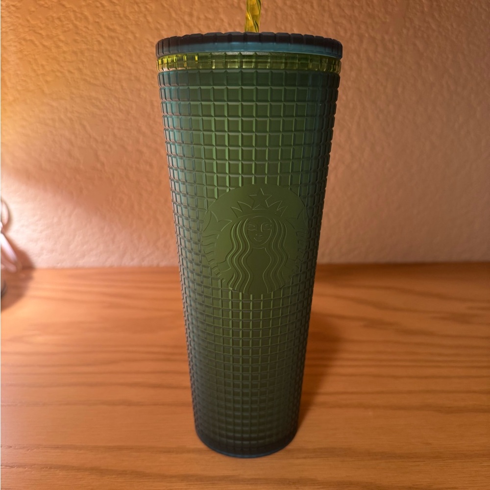 Starbucks Dark Green Textured Tumbler
